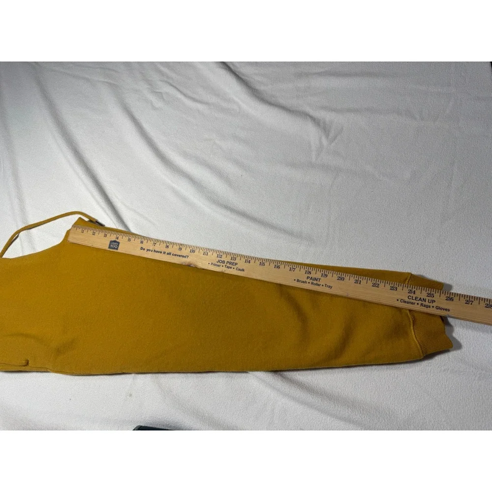 True Religion Mens Mustard Yellow Horseshoe Logo Jogger Sweatpants